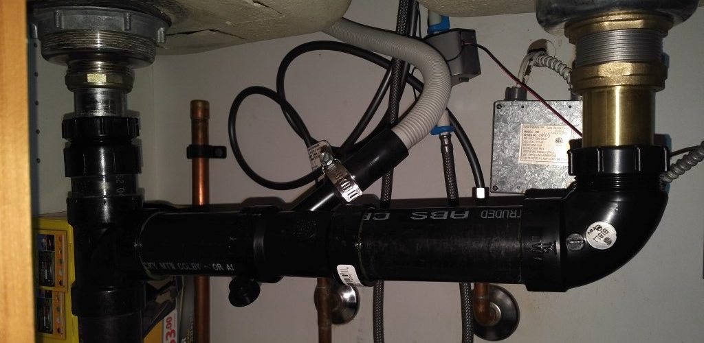 Under-sink piping
