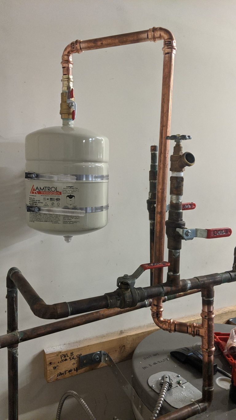 Expansion tank 1.9 gallon Resilient Plumbing & Heating, Inc.